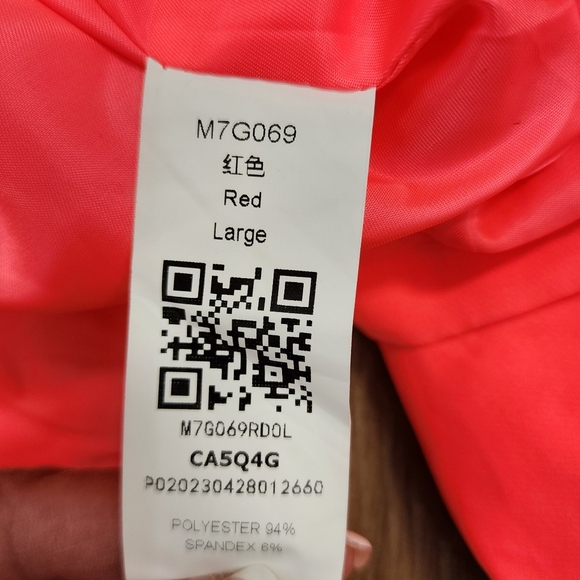 Women's 2 Piece Open Front Long Sleeve Blazer and Solid Short Suit Set, Size L - Picture 6 of 8